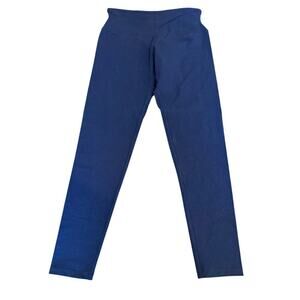 YUMMIE Navy Rachel Compact Cotton Full Length Legging Women size L